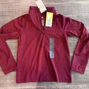 All in Motion Burgundy Half-Zip Pullover- size XS (4/5)